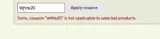Happy Go Leafy coupon verification screenshot