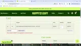 Happy Go Leafy coupon verification screenshot