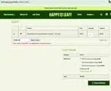Happy Go Leafy coupon verification screenshot
