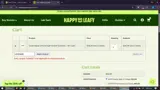 Happy Go Leafy coupon verification screenshot