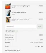 HAPPYNEW5 coupon verification screenshot