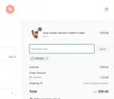 PROMO coupon verification screenshot