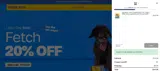PAW20 coupon verification screenshot