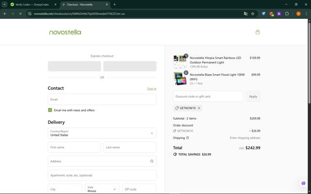 HappyrunSports checkout page showing HappyrunSports promo code box | Screenshot taken by SimplyCodes community member on Sep 12, 2025