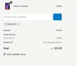 DISCOUNT coupon verification screenshot