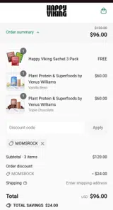 MOMSROCK coupon verification screenshot