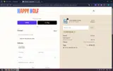 Happy Wolf coupon verification screenshot