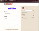 Happy Wolf coupon verification screenshot