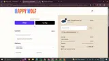 Happy Wolf coupon verification screenshot
