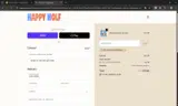 Happy Wolf coupon verification screenshot