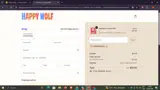 Happy Wolf coupon verification screenshot