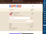 Happy Wolf coupon verification screenshot
