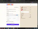 Happy Wolf coupon verification screenshot