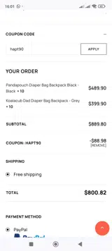 hapt90 coupon verification screenshot