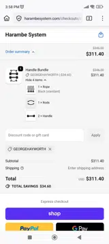 GEORGEHAYWORTH coupon verification screenshot