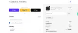 Harbor & Thorne coupon verification screenshot