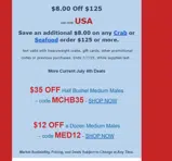 usa coupon verification screenshot