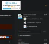 Harkla coupon verification screenshot