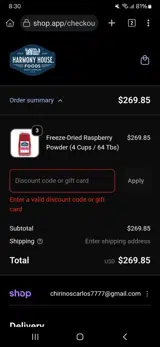 TODAY coupon verification screenshot