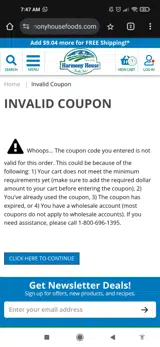 MOM2025 coupon verification screenshot