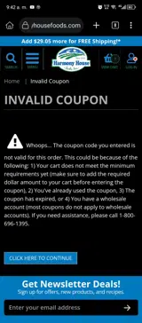 usa25 coupon verification screenshot