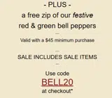 BELL20 coupon verification screenshot
