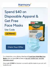 GERM40 coupon verification screenshot