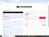 Haro Bikes coupon verification screenshot