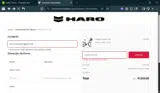 Haro Bikes coupon verification screenshot