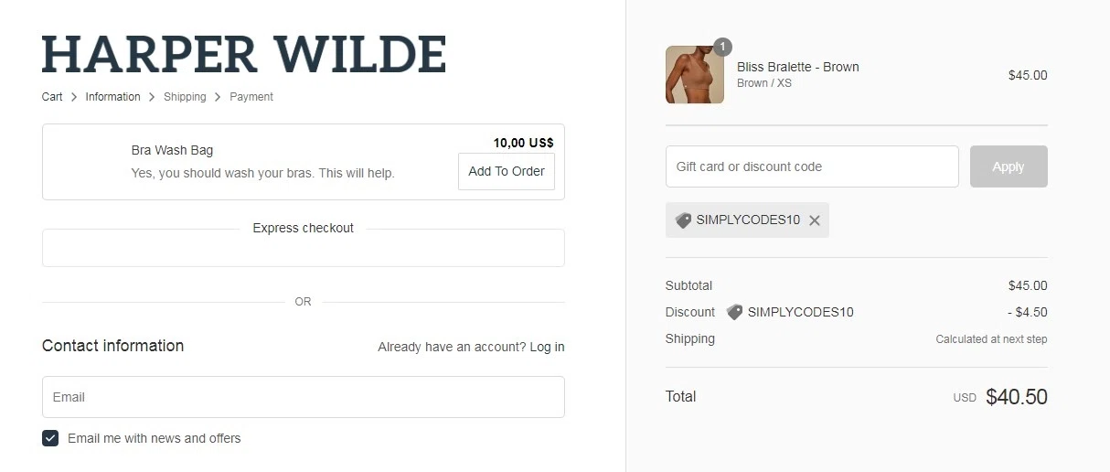 Harper Wilde Discount Codes 10 Off September 2024