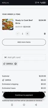 Harris Ranch Beef coupon verification screenshot