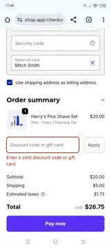 HANY coupon verification screenshot