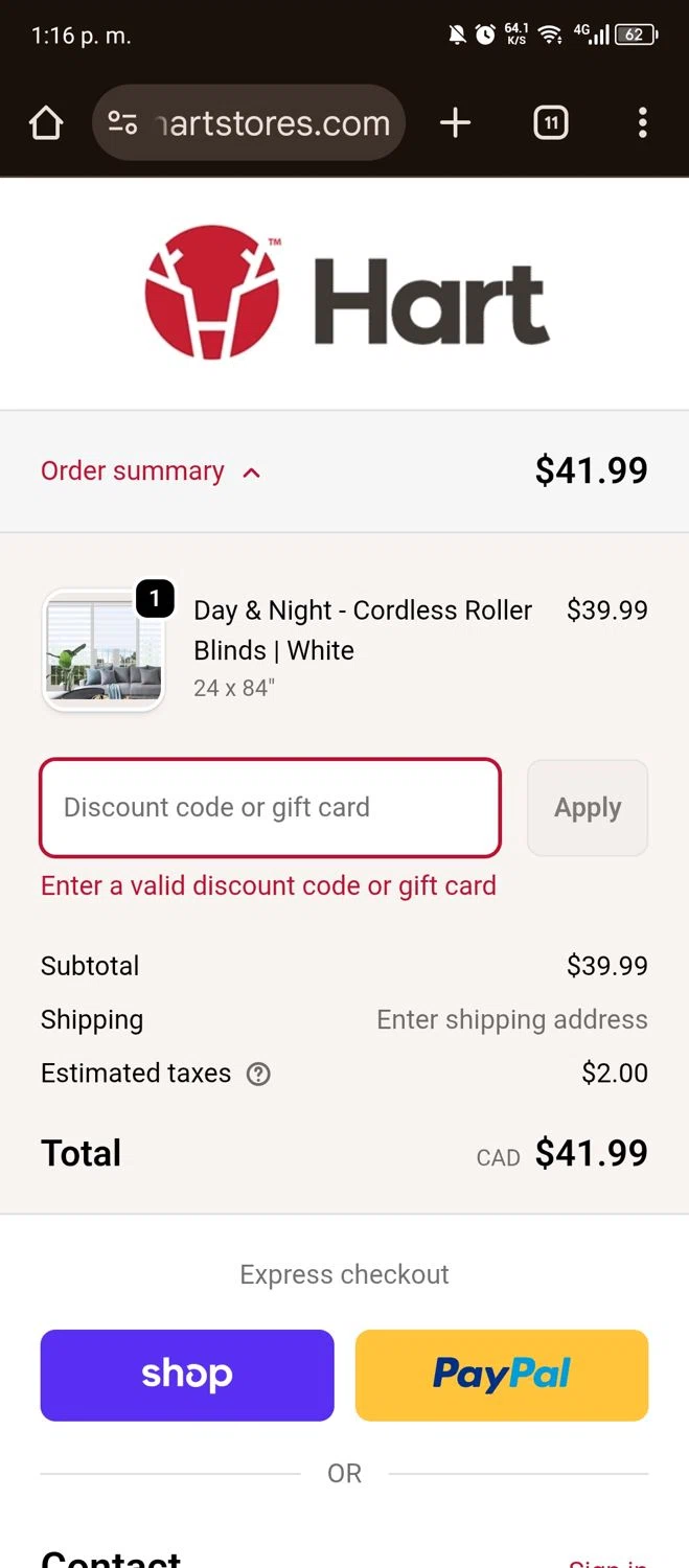 Hart Stores promo code screenshot showing code SAVE30 applied at Hart Stores checkout page. Uploaded by SimplyCodes community member Usermarielinda on Nov 24, 2025
