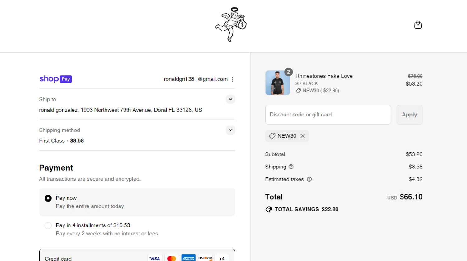 Hastamuerte discount code screenshot showing code NEW30 applied at Hastamuerte checkout page. Uploaded by SimplyCodes community member SavvyHawk656 on Aug 5, 2025