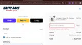 Hasty Bake coupon verification screenshot