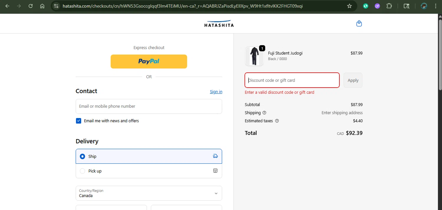Hatashita discount code screenshot showing code HALLOWEEN applied at Hatashita checkout page. Uploaded by SimplyCodes community member xAngel on Nov 8, 2025