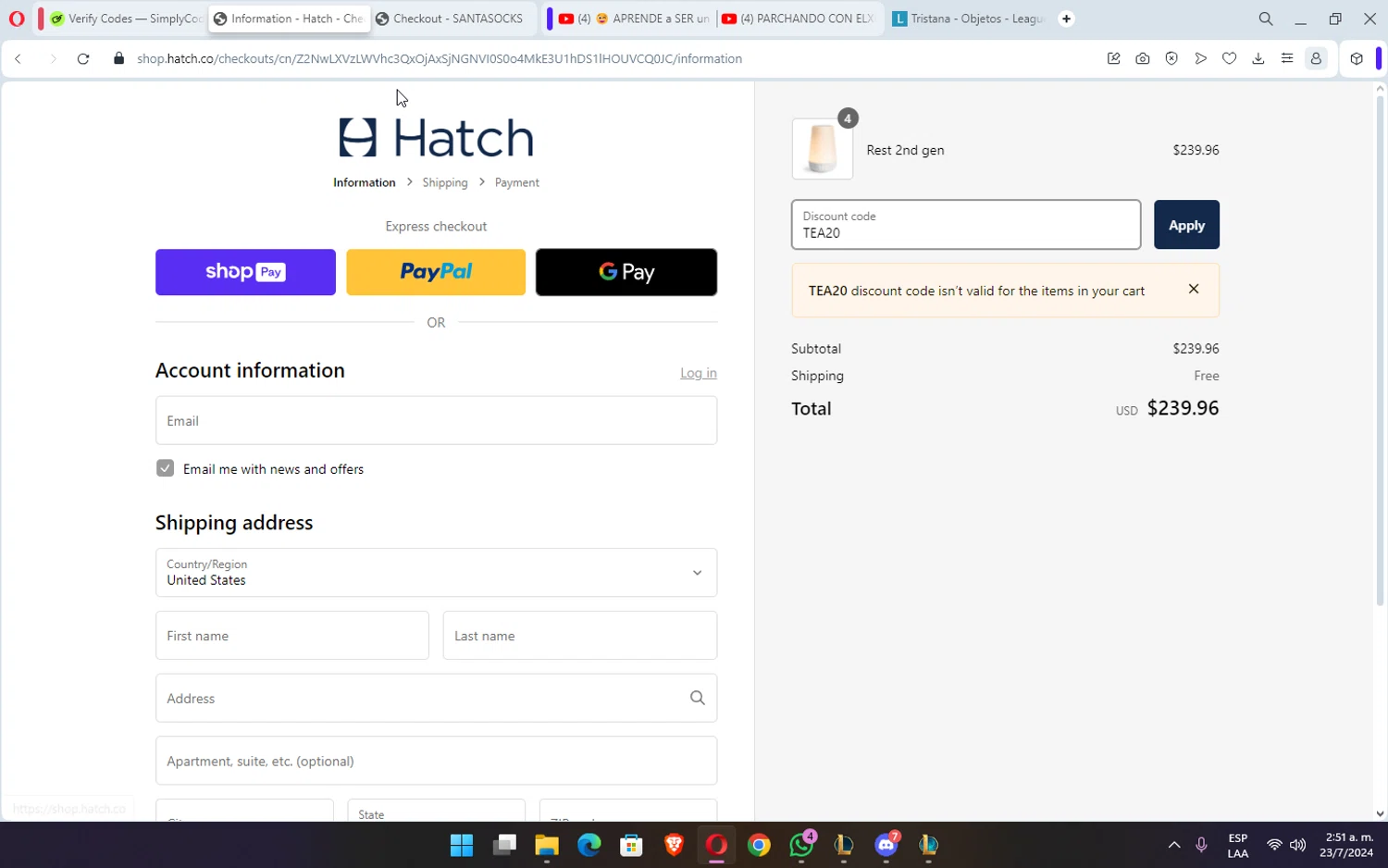 Hatch Discount Codes 20 Off Coupon Codes in August 2024 SimplyCodes