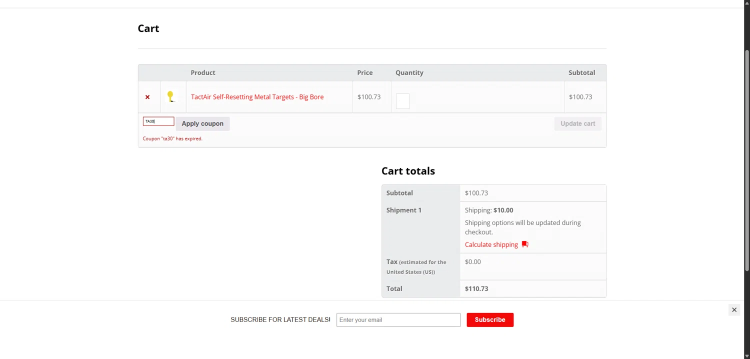 HatsanUSA coupon code screenshot showing code TA30 applied at HatsanUSA checkout page. Uploaded by SimplyCodes community member SavvyCollector7681 on Feb 11, 2026