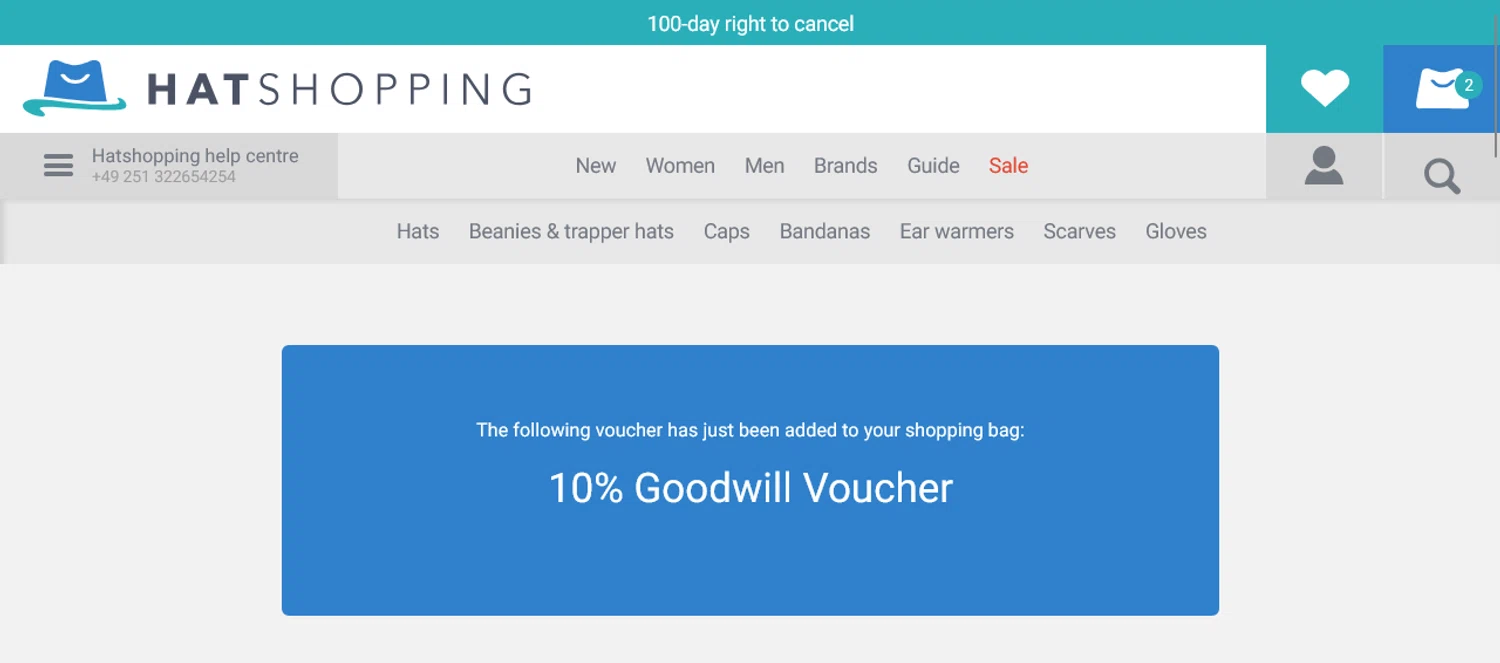 Hatshopping promo code screenshot showing code 10PROKULAGS7 applied at Hatshopping checkout page. Uploaded by SimplyCodes community member WladimirV on Aug 19, 2025