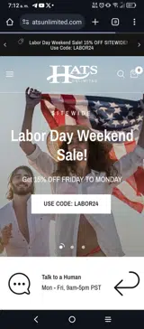 labor24 coupon verification screenshot