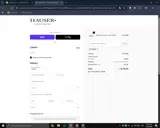 Hauser Stores coupon verification screenshot
