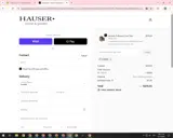 Hauser Stores coupon verification screenshot