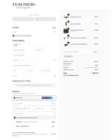 Hauser Stores coupon verification screenshot