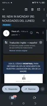 Momfinal coupon verification screenshot