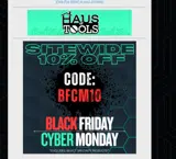 bfcm10 coupon verification screenshot