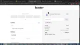 Hauter Water coupon verification screenshot