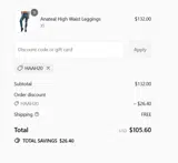 haah20 coupon verification screenshot