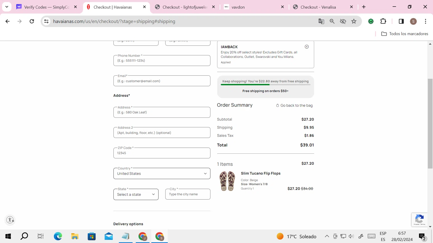 how to use Havaianas coupons
