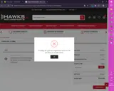 Hawks Motorsports coupon verification screenshot