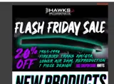 Hawks Motorsports coupon verification screenshot